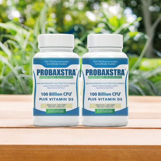 Probaxstra™ - SuperStrain Probiotic + Multivitamin Complex w/Vitamin D3 (2 Pack)