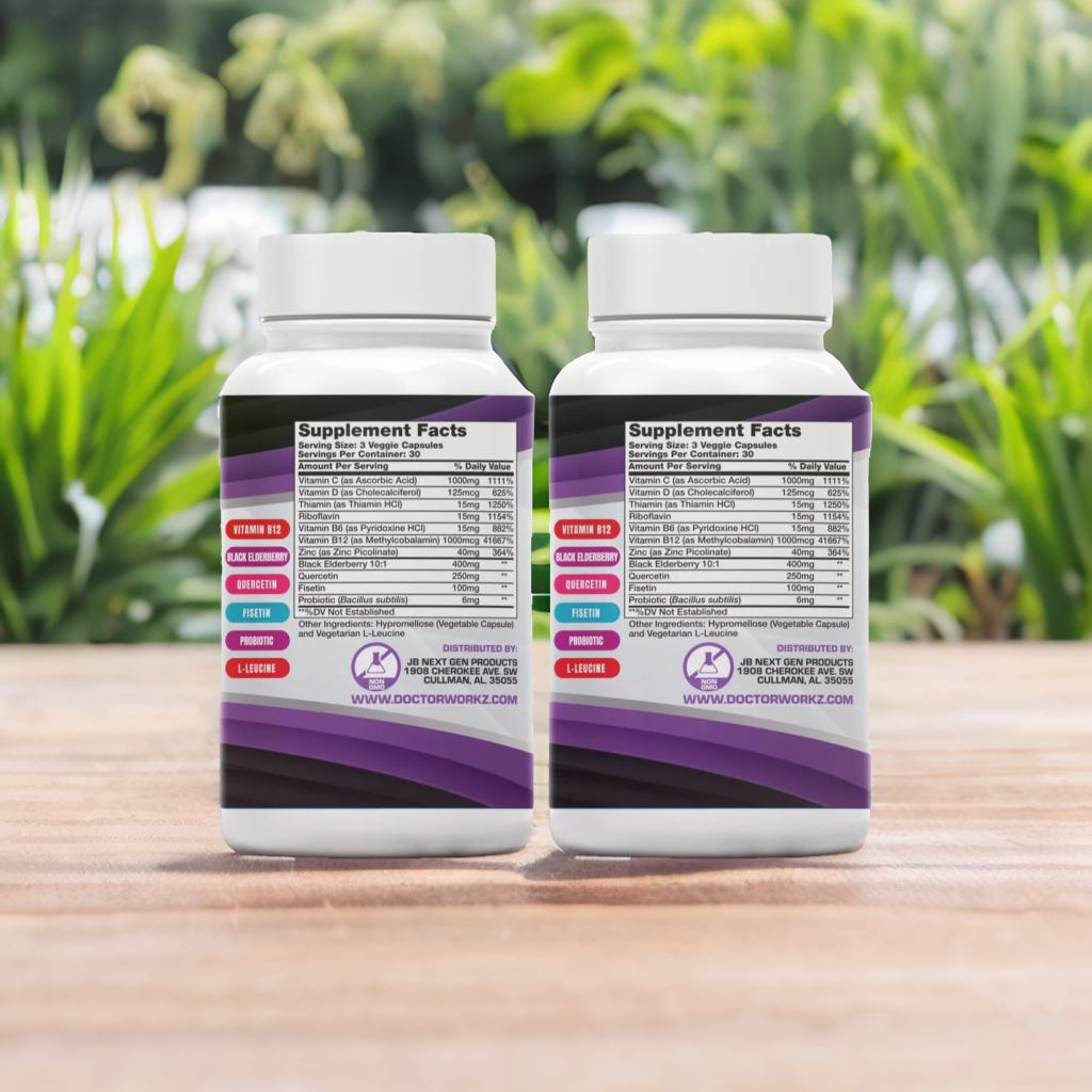 Impact Immunity 12-IN-1 IMMUNE SUPPORT (2 Bottle Pack)