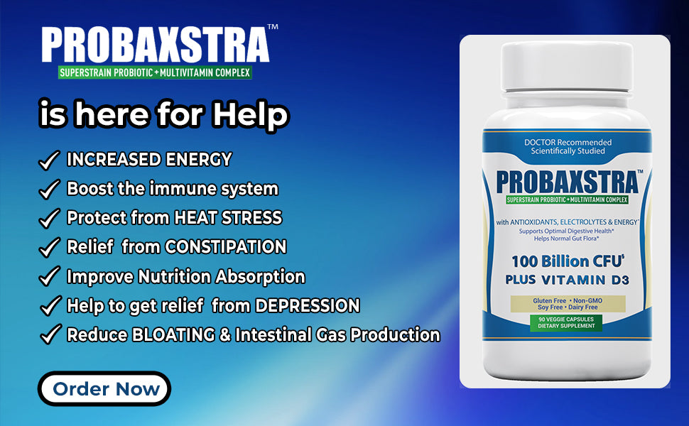 Probaxstra™ - SuperStrain Probiotic + Multivitamin Complex w/Vitamin D3 (2 Pack)
