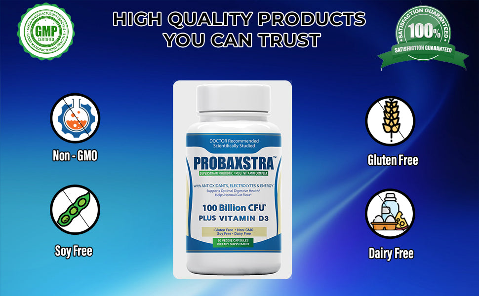 Probaxstra - Superstrain Probiotic + Multivitamin Complex w/Vitamin D3