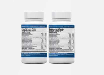 Probaxstra - SuperStrain Probiotic + Multivitamin Complex & Vitamin D3 (2 Pack)