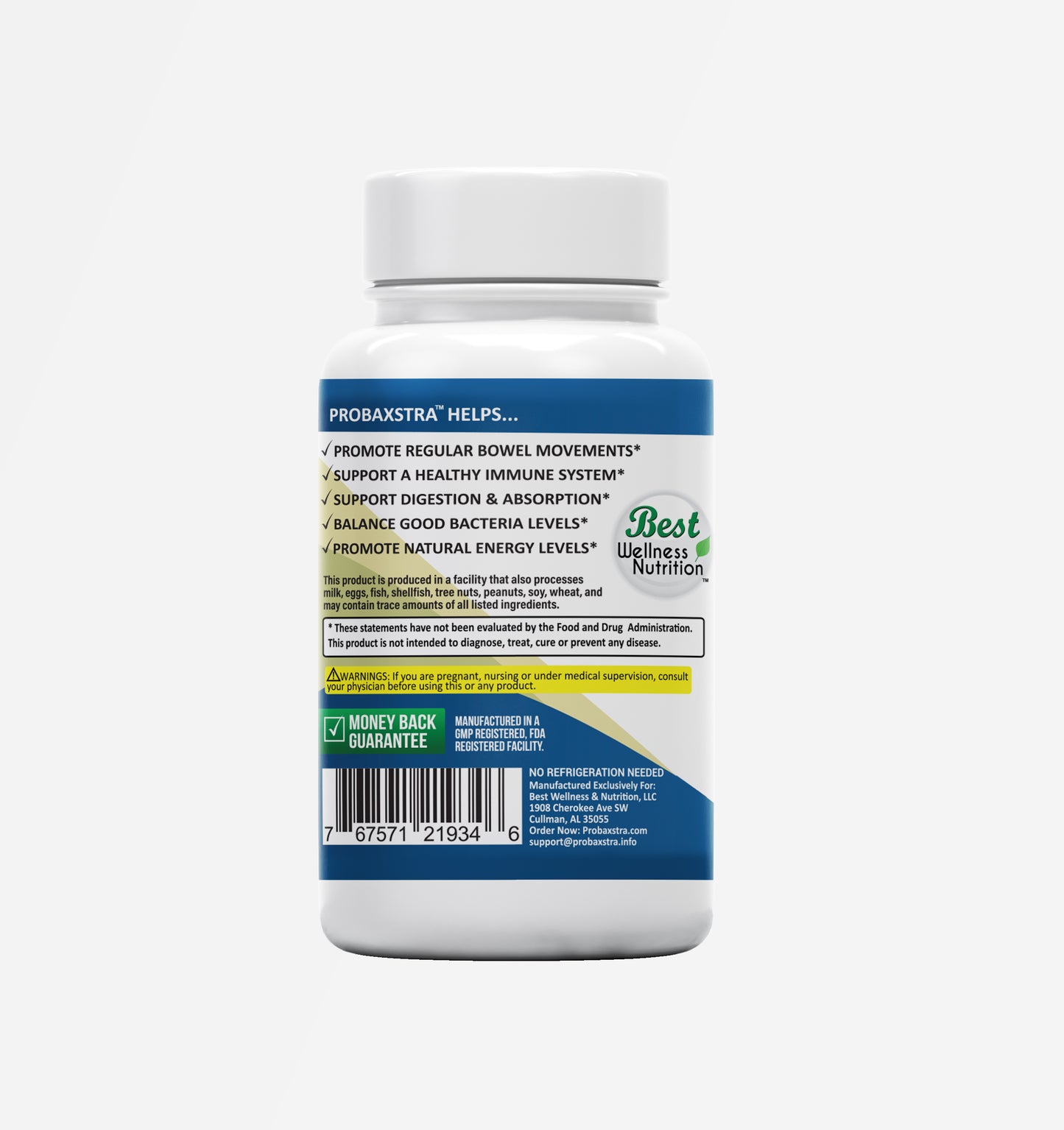 Probaxstra - Superstrain Probiotic + Multivitamin Complex w/Vitamin D3